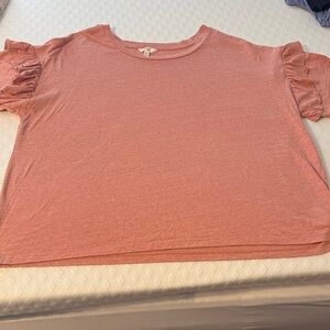 Terra & Sky Short Sleeve Top - Dusty Rose